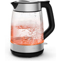 Bouilloire electrique 1200 w en verre trempe 5 l