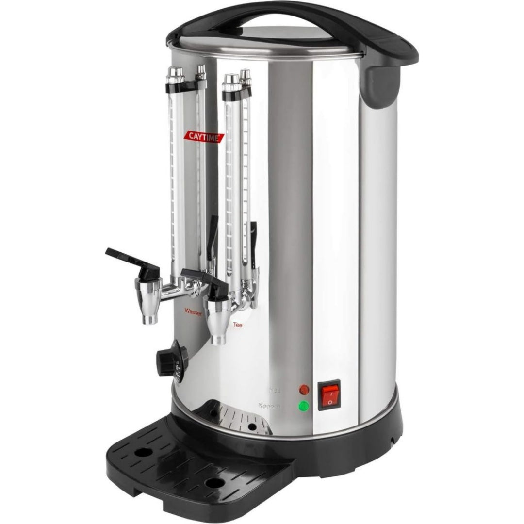 Machine a the blanc en bambou 1800 w 6 l pour camping