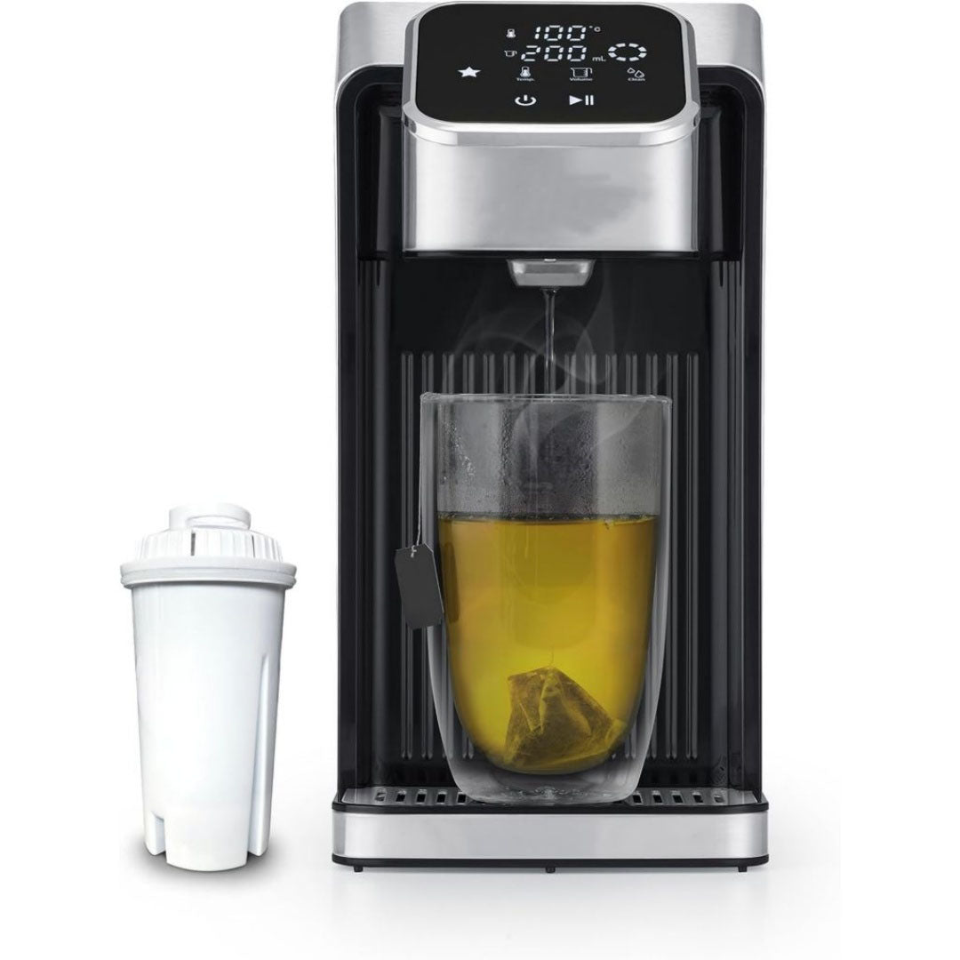 Distributeur d'eau chaude bleu en acier inoxydable 1800 w 6 l pour camping