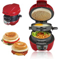 Appareil a sandwich et presse a panini 2 l en acier inoxydable 1800 w rouge