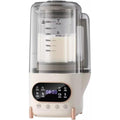 Blender chauffant et machine a soupe en aluminium 1500 w 0.8 l blanc