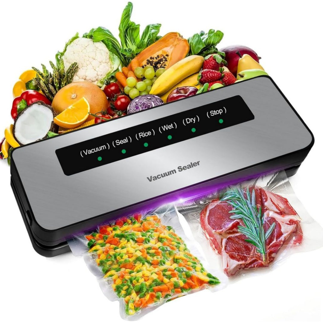 Appareil de mise sous vide en acier inoxydable pour usage noir