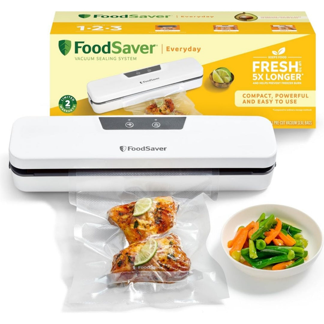 Appareil de mise sous vide en aluminium 5 l 1200 w noir