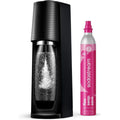 Machine a eau petillante et soda 0.8 l en plastique alimentaire 1500 w noir