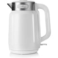 Bouilloire electrique 0.8 l en aluminium 1500 w blanc