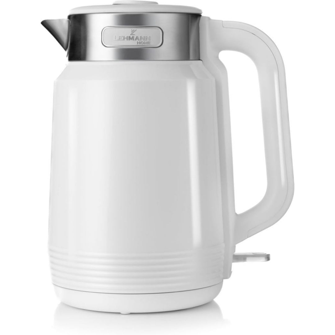 Bouilloire electrique 0.8 l en aluminium 1500 w blanc